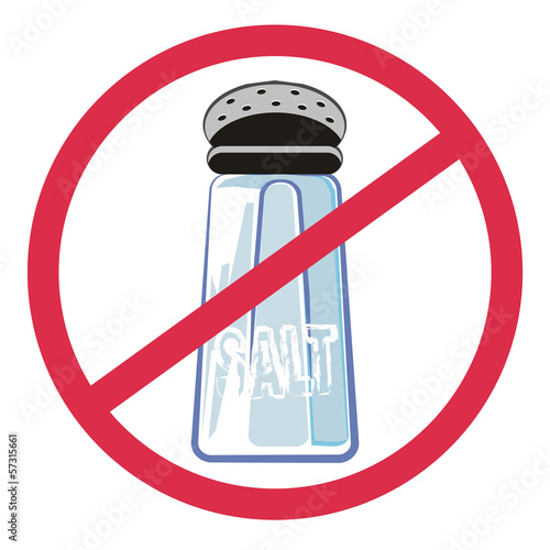 Healthy food without salt