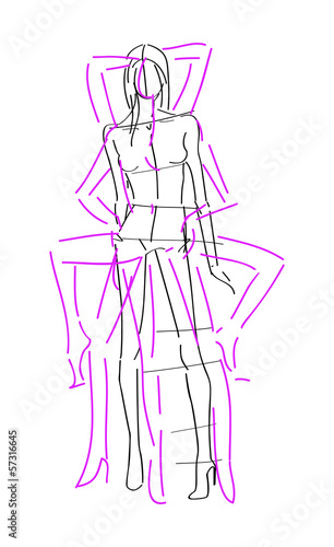 Sketch Fashion Poses