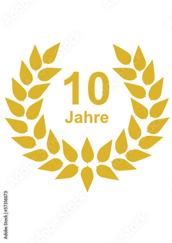 Lorbeerkranz 10 Jahre