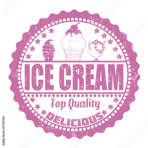 Ice cream stamp