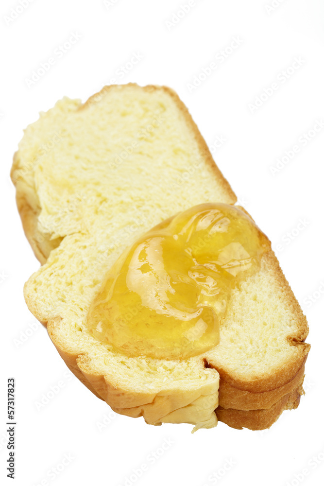 Brioche mit Birnengelee Brioche mit Birnengelee