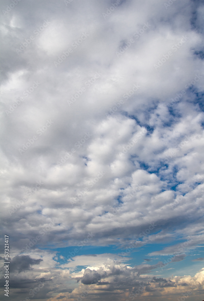 background of the sky with clouds