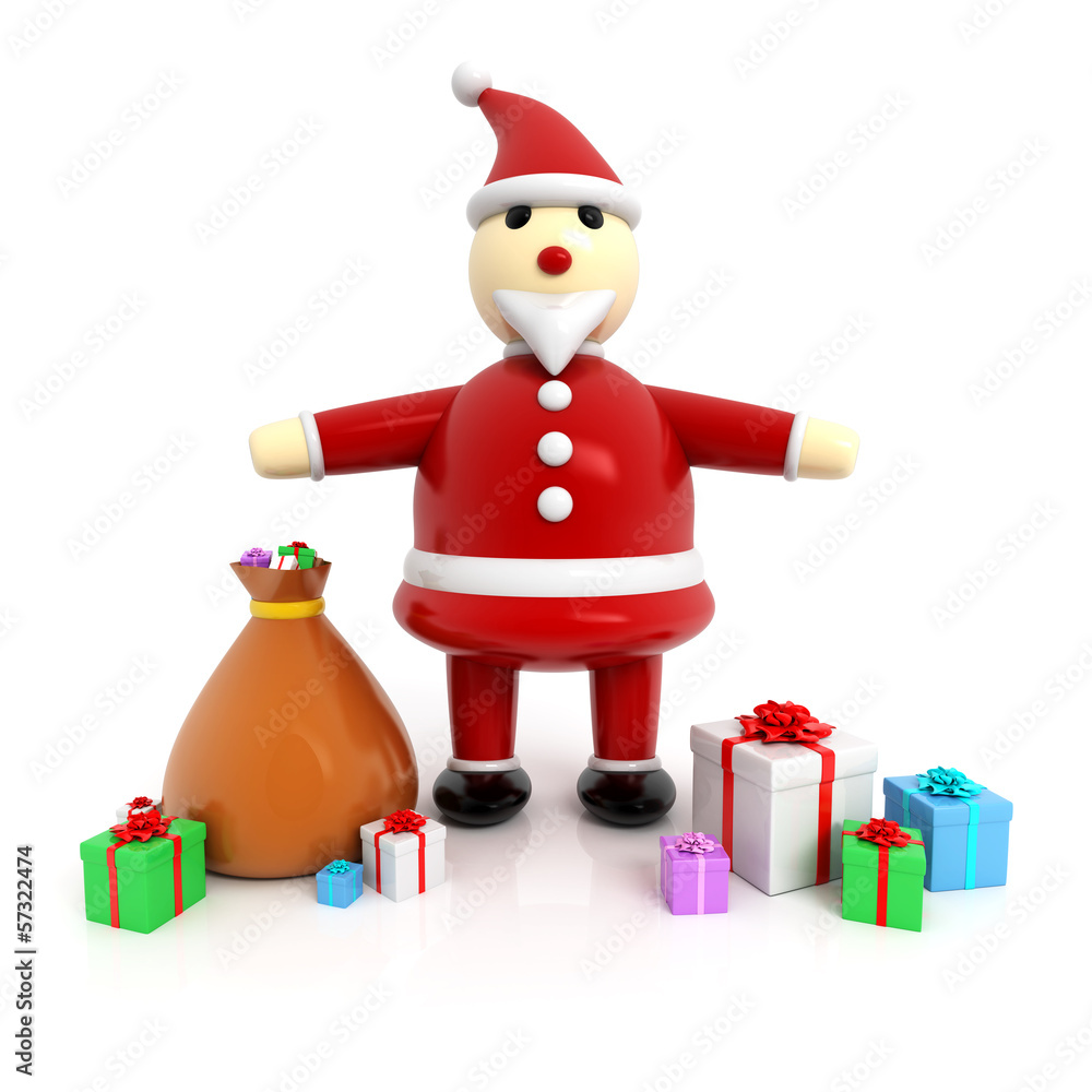 3d Santa Claus 3d Santa Claus