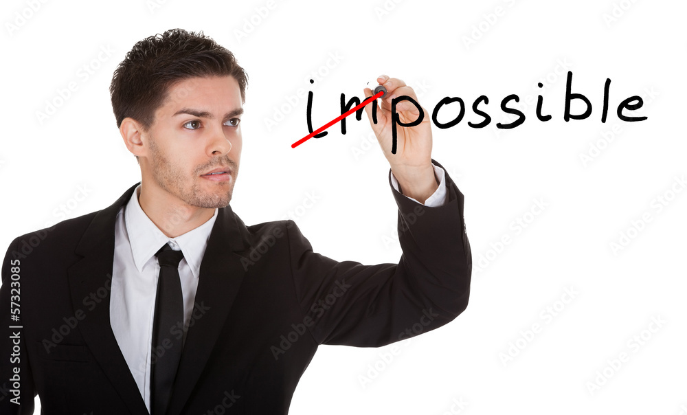 Everything is possible concept Everything is possible concept