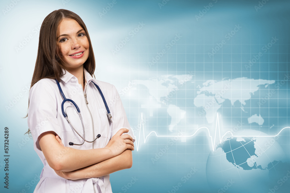 young female doctor young female doctor