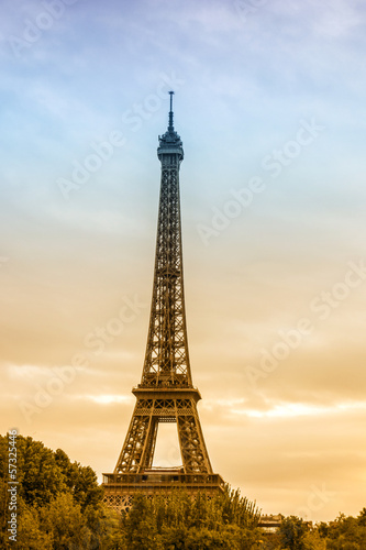 Fototapeta Naklejka Na Ścianę i Meble -  Eiffel tower,Paris ,France