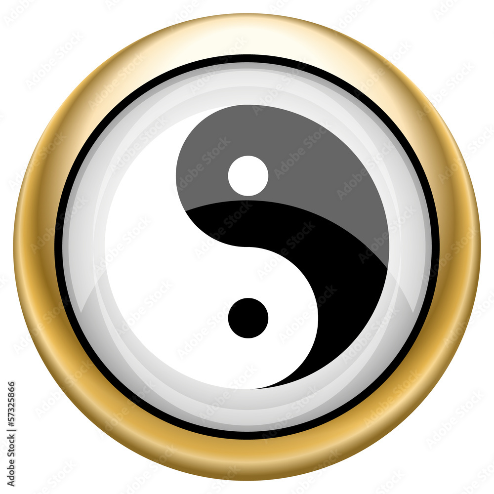 Ying yang icon Ying yang icon