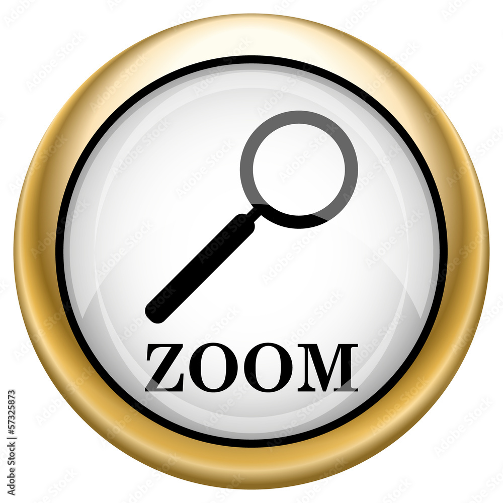 Zoom with loupe icon Zoom with loupe icon