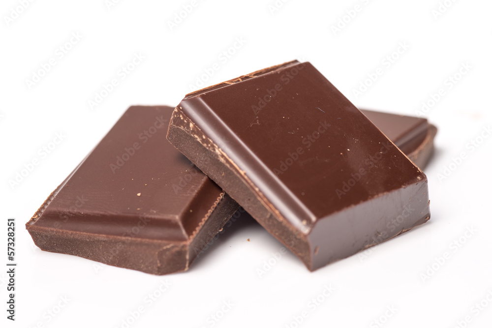 cubes of chocolate cubes of chocolate