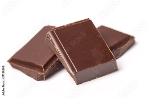 cubes of chocolate