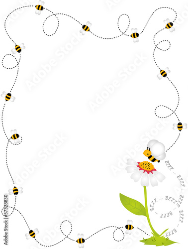 Bee Border Frame