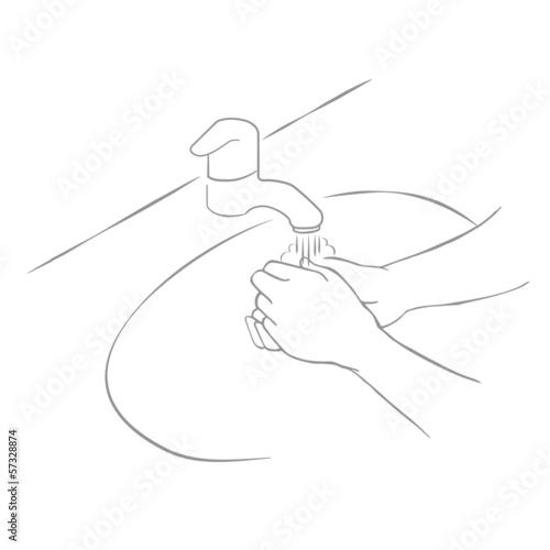 Washing hands