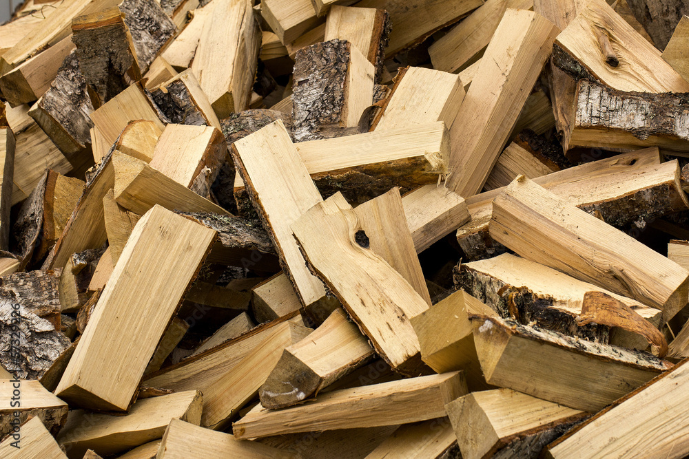 Heap of firewood Heap of firewood