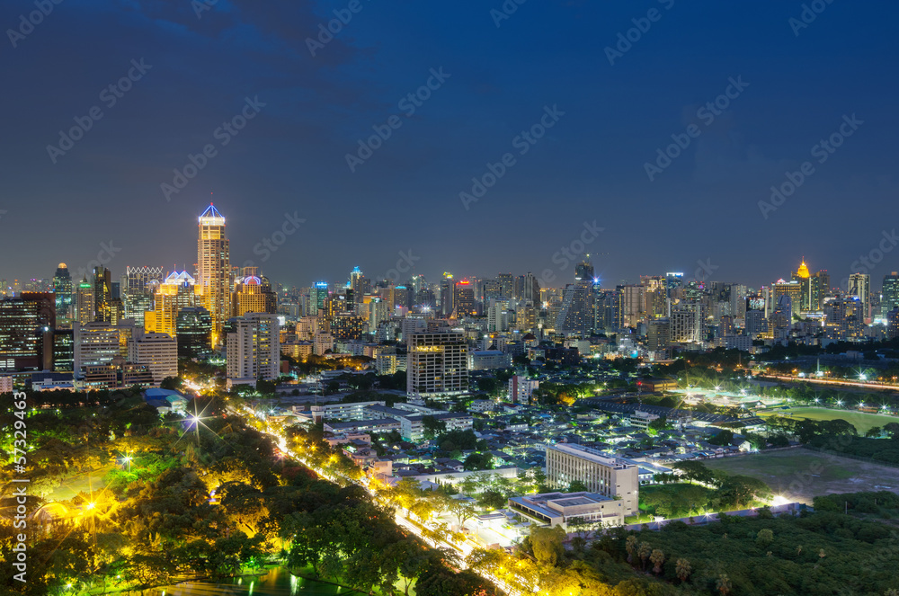 Bangkok night view