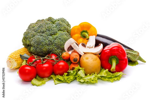 Mixed healthy vegetables