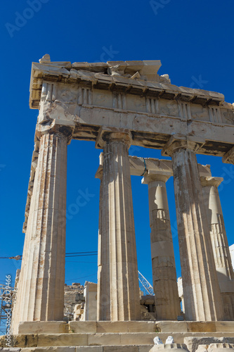 Parthenon temple in Acropolis at Athens, Greece