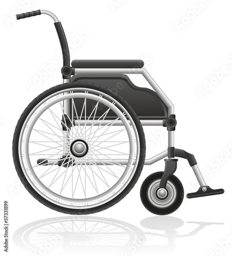 wheelchair vector illustration