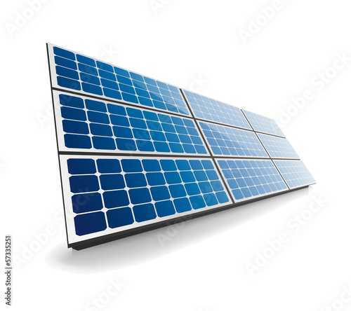 Isolated solar panel