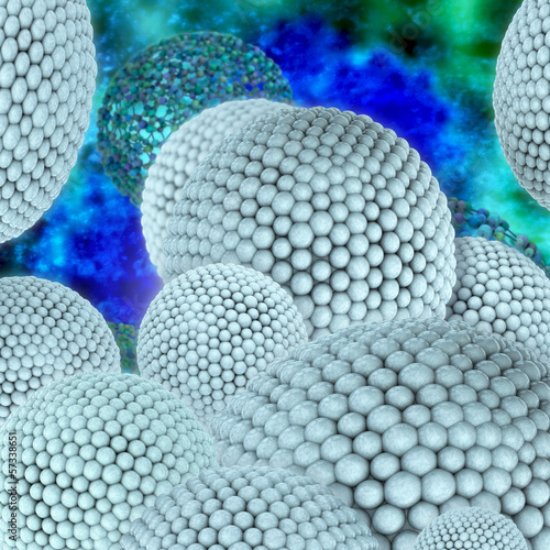 Nanopartikel - 3D Render