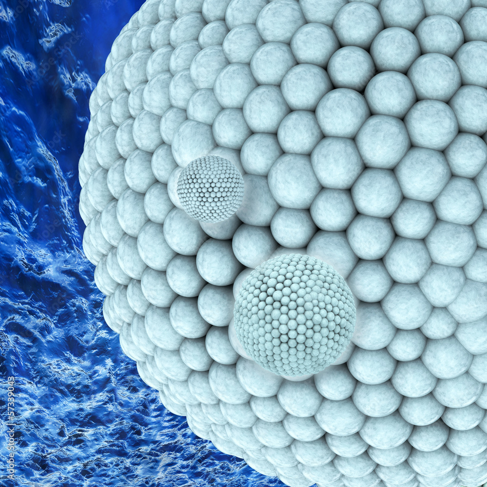 Nanopartikel - 3D Render Nanopartikel - 3D Render