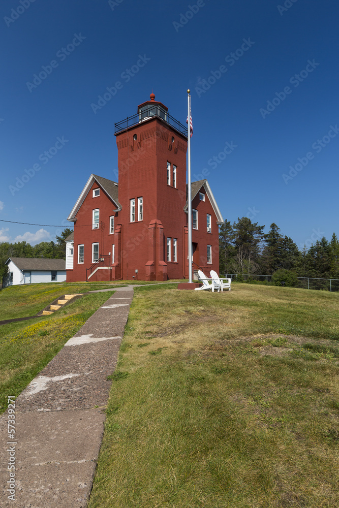 Fototapeta premium Two Harbors Lighthouse