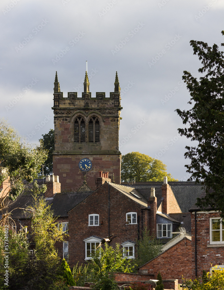 Ellesmere Shropshire Parish Church tower