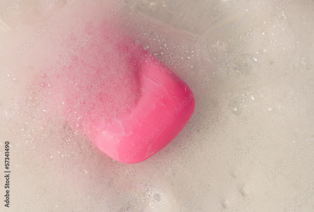 Fototapeta premium Soap, the soap scum.