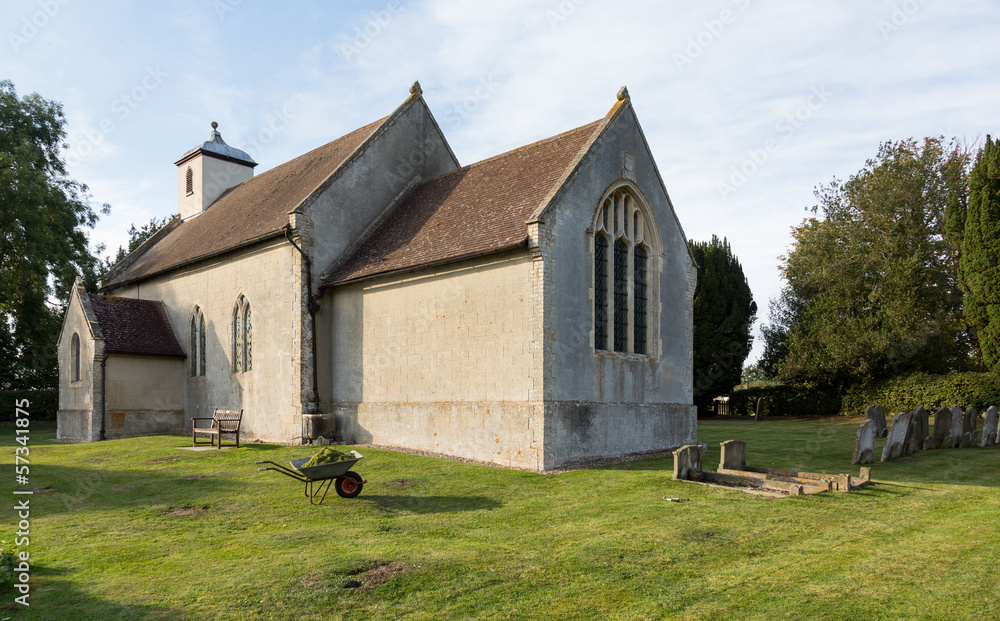 Ancient church in Shelland Suffolk