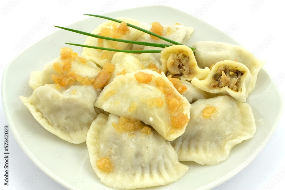 dumplings with sauerkraut dumplings with sauerkraut