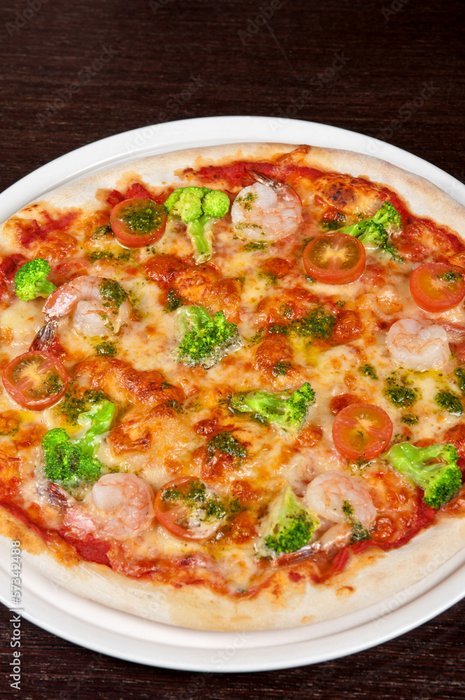 seafood pizza