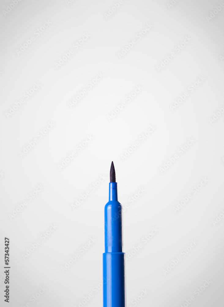 Felt pen with copy space Felt pen with copy space
