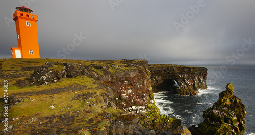 Iceland. Snaefellnes Peninsula. Krossnes. photo