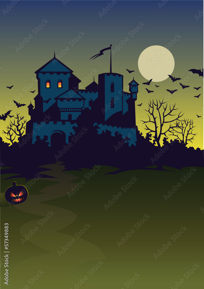 Background of nidht of Halloween