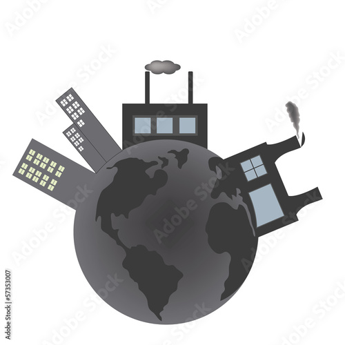 polluted planet