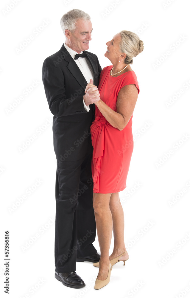 Smiling Senior Couple Dancing Smiling Senior Couple Dancing