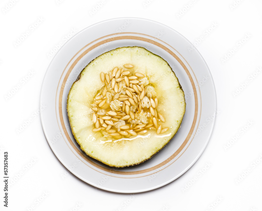 Melon isolated on white background. Melon isolated on white background.