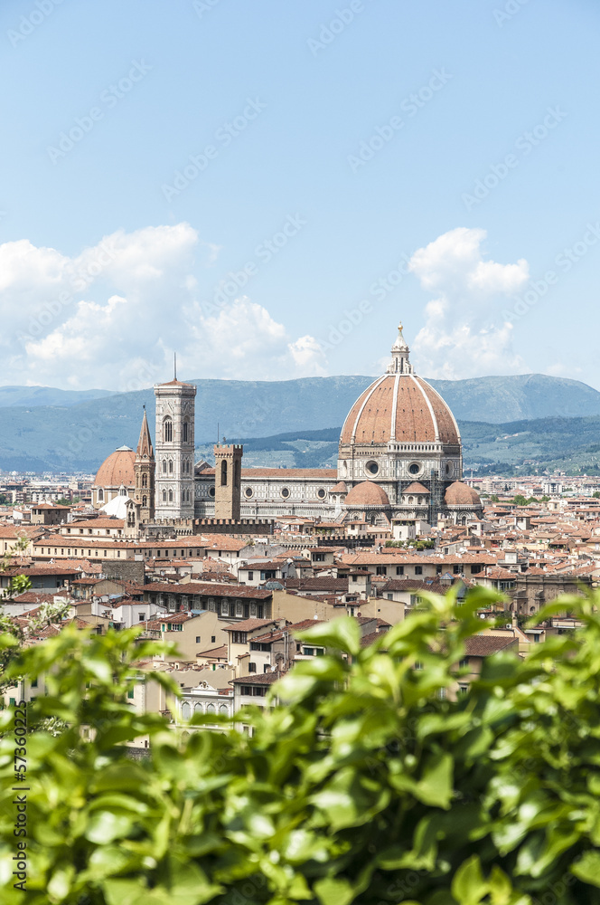 Fototapeta premium The Basilica di Santa Maria del Fiore in Florence, Italy