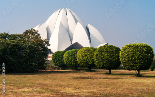 Lotus Temple in  Delhi. India photo