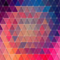 Crédence de cuisine Zigzag Composition graphique en triangles colorés  © radharamana