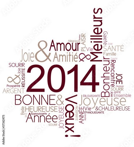 Carte de vœux 2014 joyeuse