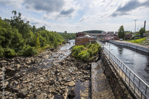 Finnish small hydroelectric power station