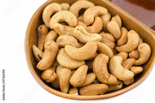 Roasted Cashew nuts are salty.