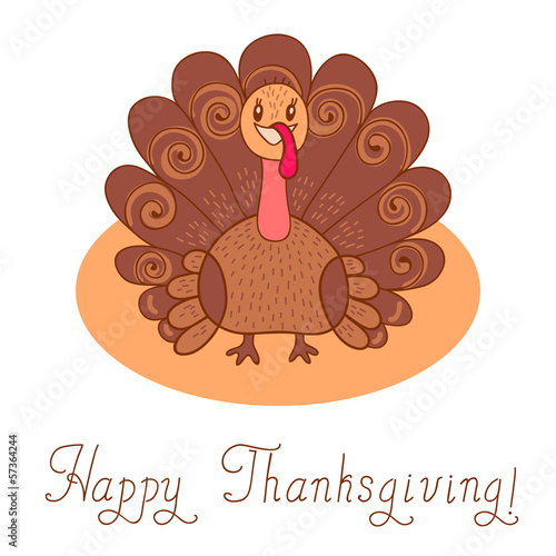 Thanksgiving turkey. Thanksgiving Day.