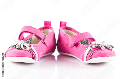 children's shoes isolated on a white background