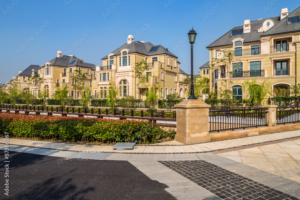 Naklejka premium villa residence in china