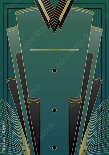 Fans Art Deco Background