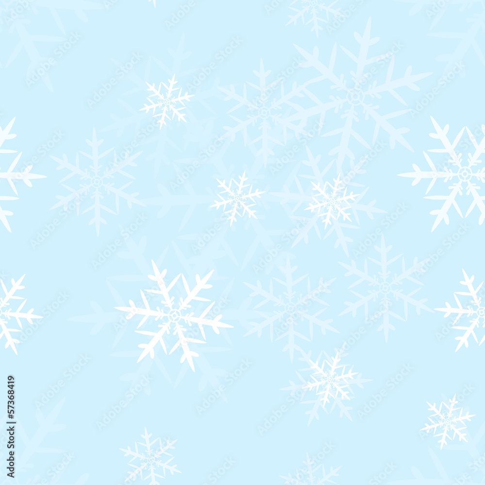 vector seamless light blue pattern of snowflakes vector seamless light blue pattern of snowflakes