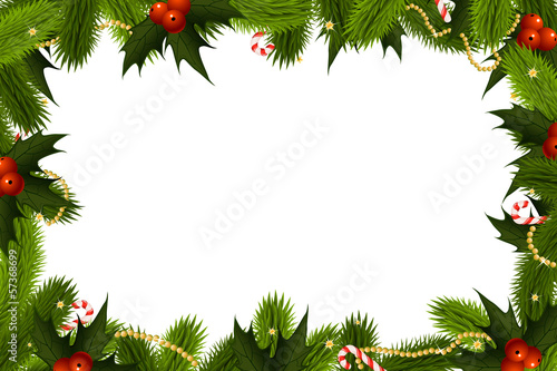 Fototapeta Naklejka Na Ścianę i Meble -  Christmas Frame