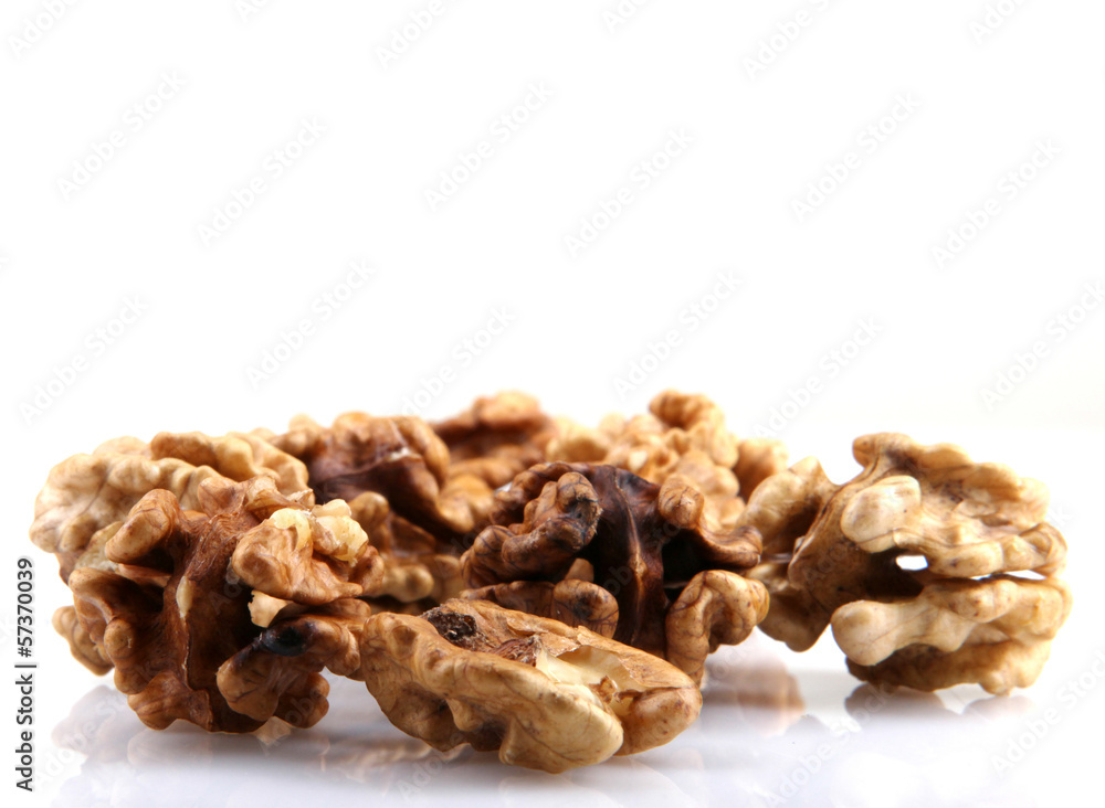 Walnuts Isolated Walnuts Isolated