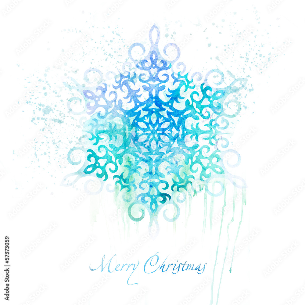 Christmas watercolor background Christmas watercolor background